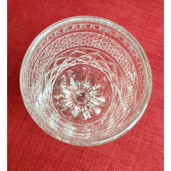 Vintage Wexford by Anchor Hocking Diamond Point Claret Goblet Wine Juice Glass - Picture 7 of 8